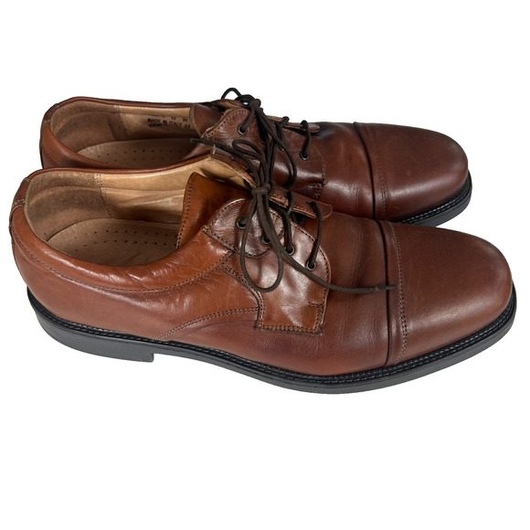 Bostonian STRADA Dress Shoe Mens Size 13M Cap-Toe Brown Leather Lace-Up Oxfords main image 9